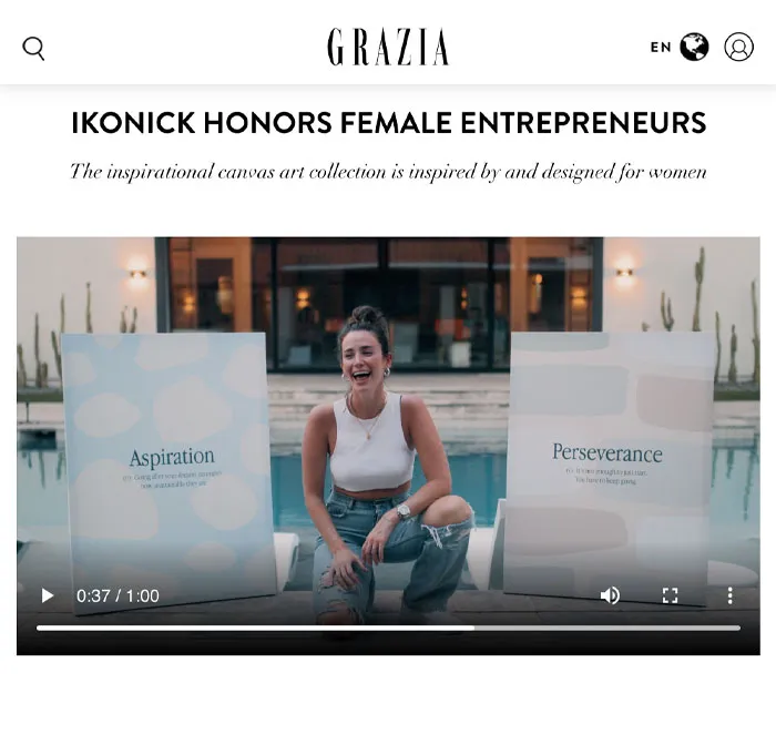 ikonick women press article