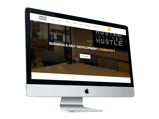 hustle inspires hustle website