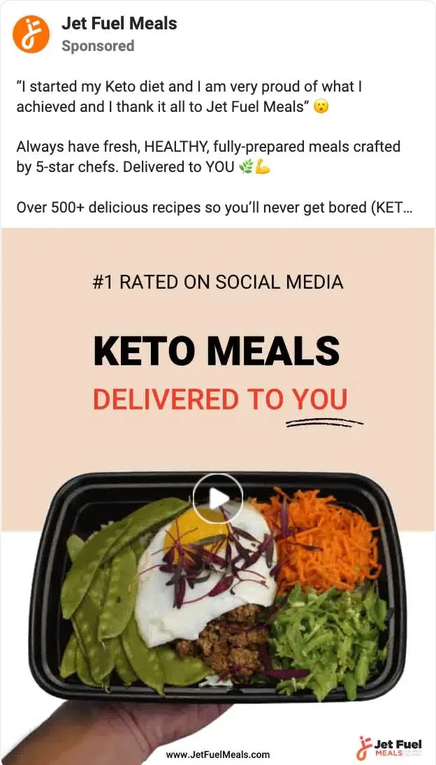 example of facebook ad