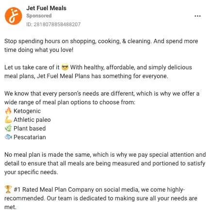 paid ads example