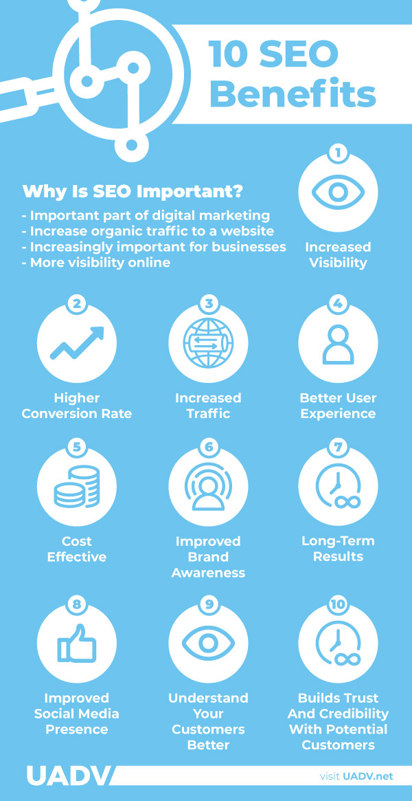 importance of seo infographic