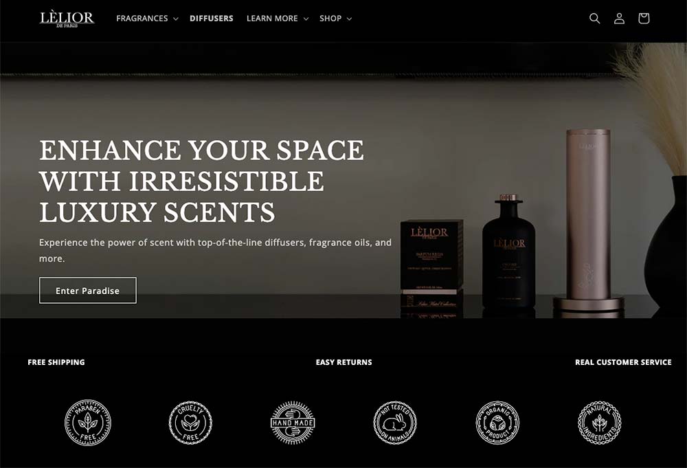 high ticket ecommerce website